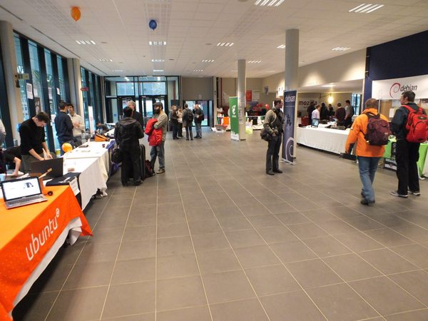 Inside the K building Inside the K building