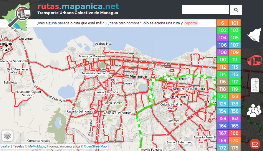 Mapa De Managua Nicaragua   9raAoVT 